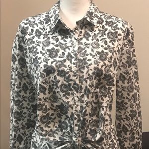 Thakoon for Design Nation Floral Blouse